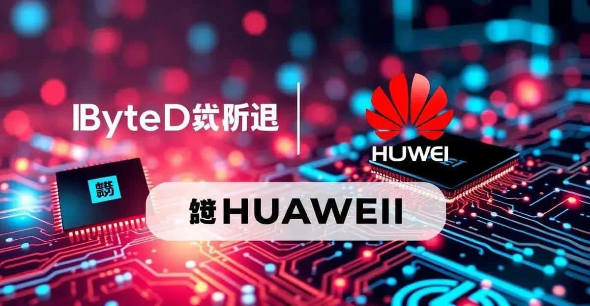 ByteDance deve usar chips da Huawei para desenvolver seu modelo de IA.