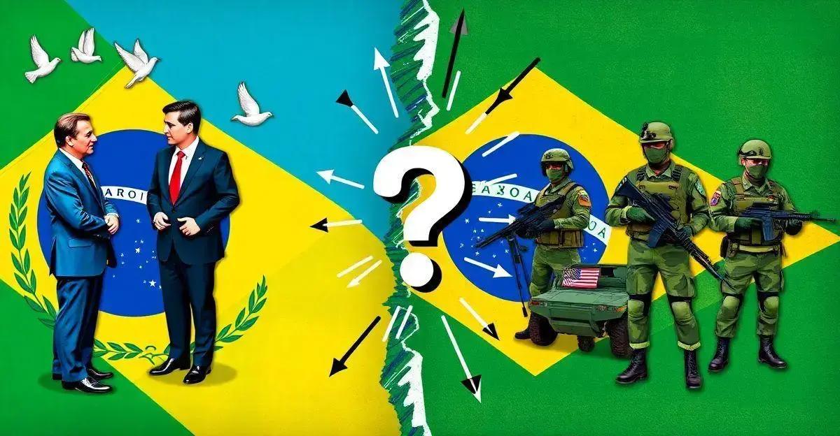 Entenda a discrepância entre a diplomacia e a política de defesa do Brasil.