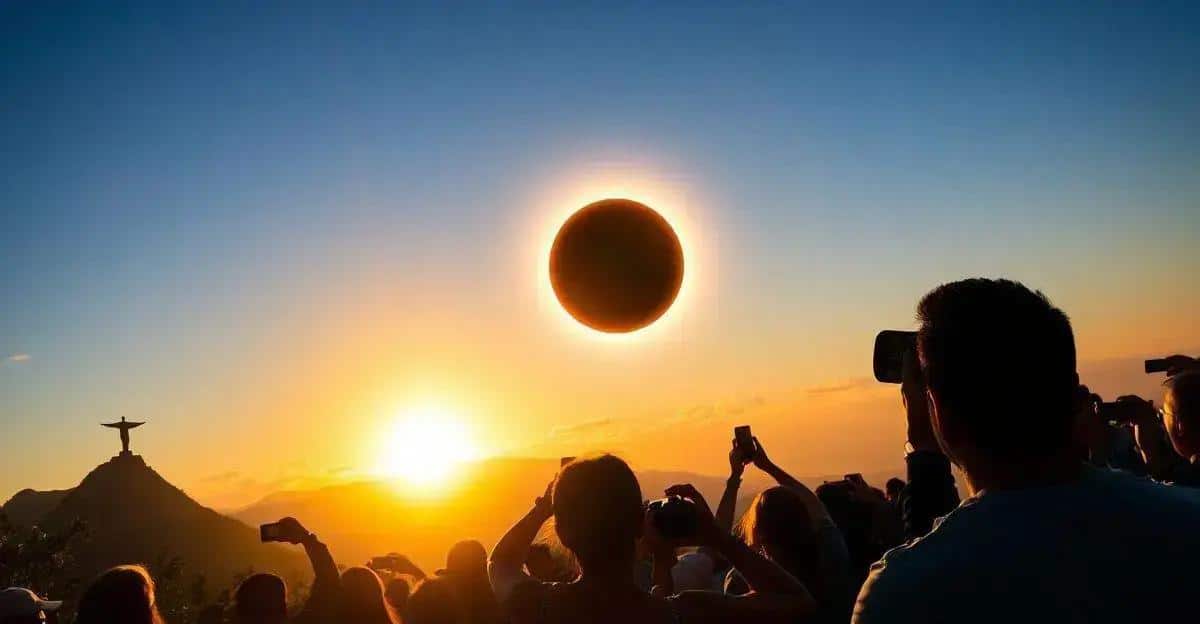 Eclipse solar será visível no Brasil. Descubra onde e como observar o fenômeno.