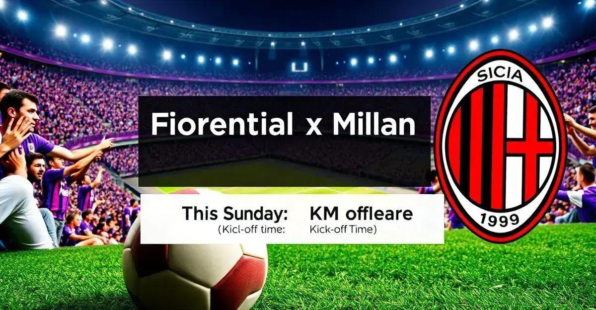 Fiorentina x Milan: saiba onde assistir e horário do jogo da Serie A.