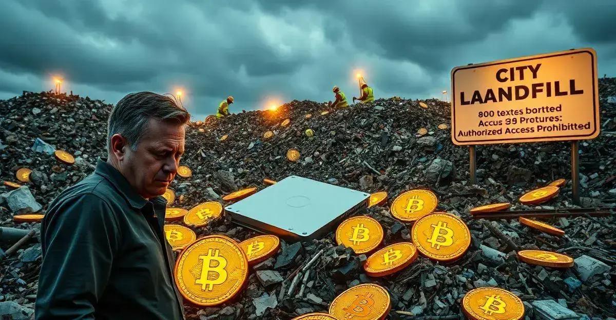 Leia mais sobre o artigo Homem Processa Prefeitura por Hard Drive com 8.000 Bitcoins