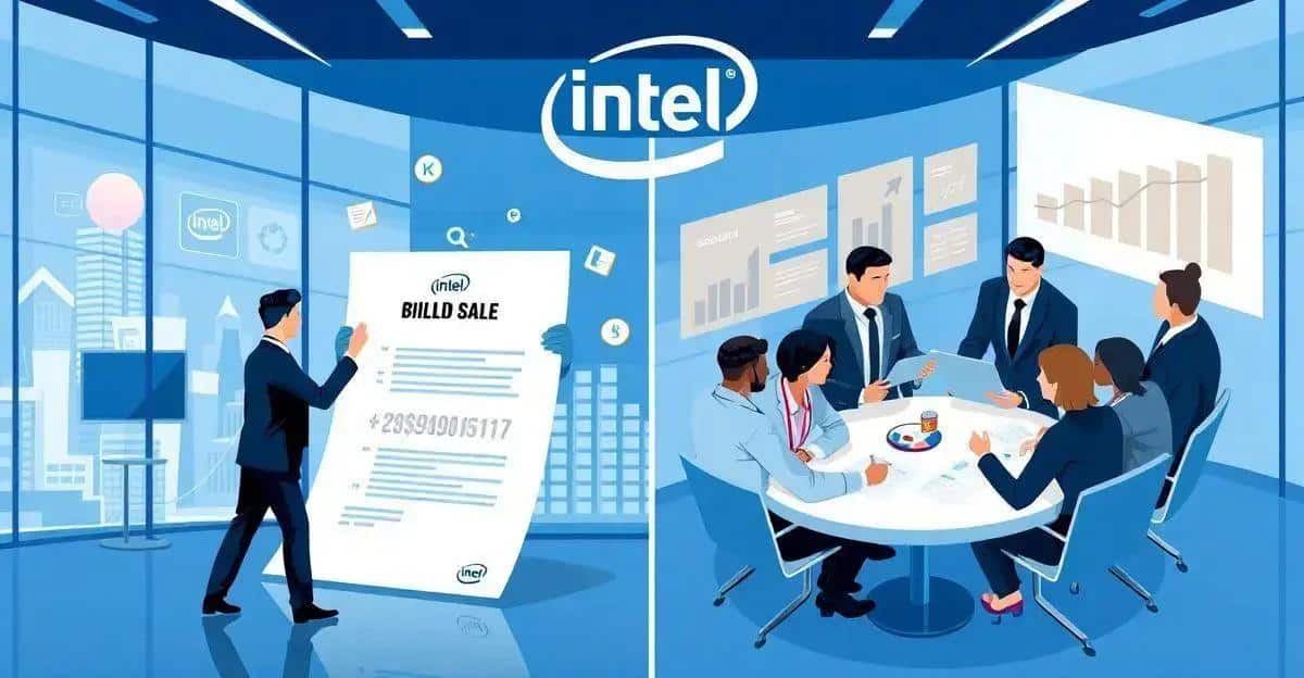 Intel enfrenta propostas de venda e investimento em meio a dificuldades financeiras.