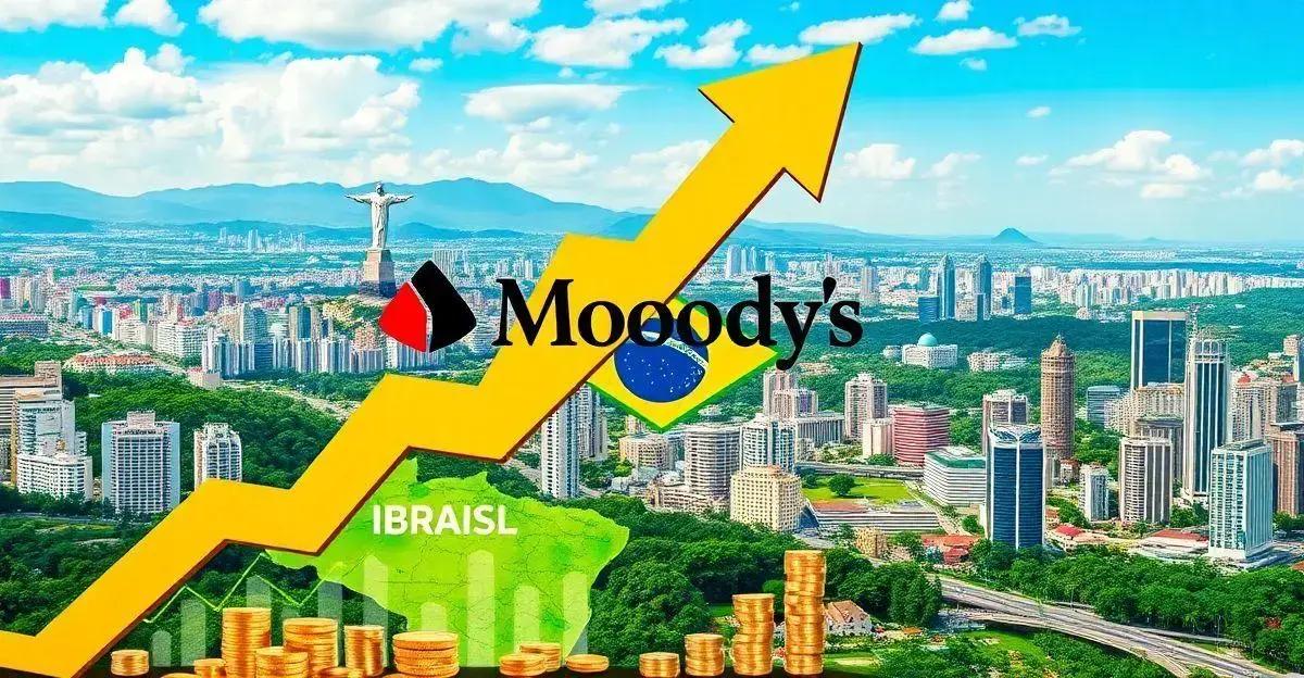 Moody’s eleva nota de crédito do Brasil para Ba1, se aproximando do grau de investimento.