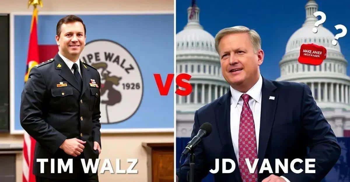 Descubra tudo sobre Tim Walz e JD Vance antes do debate desta terça-feira.