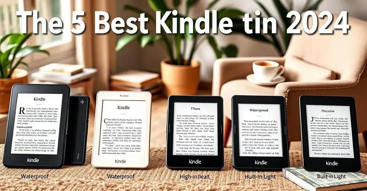 Descubra qual é o melhor Kindle para comprar em 2024 e aproveite a leitura ao máximo.