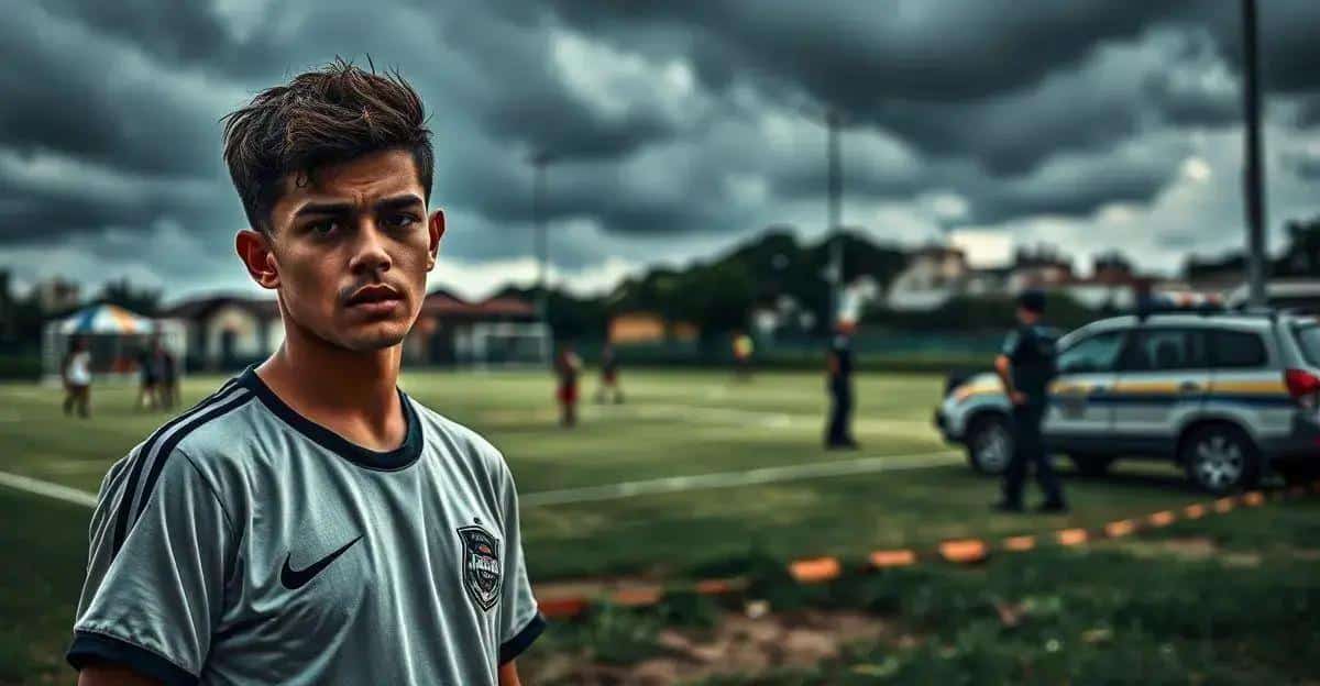 A Polícia investiga a morte de João Pedro após jogo de futebol no Ceará.