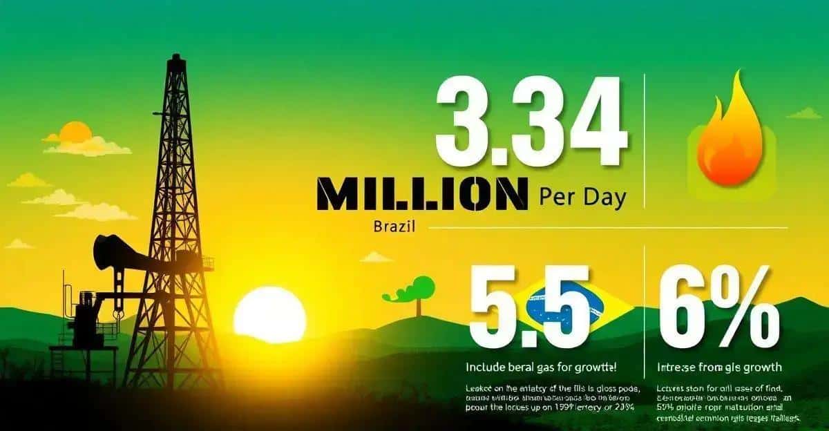 A produção de petróleo no Brasil teve aumento de 3,4% em agosto, segundo a ANP.