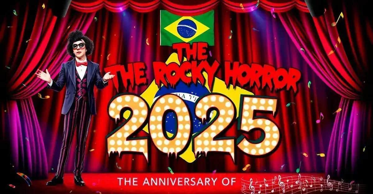 Rocky Horror Show volta ao Brasil em comemoração aos 50 anos do filme icônico.