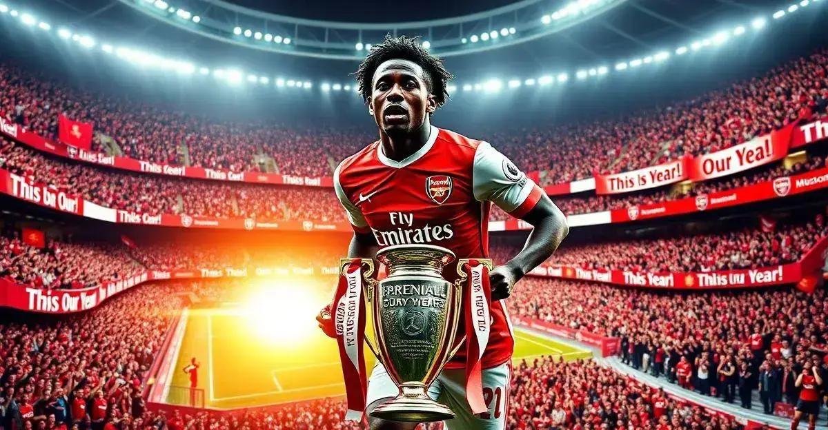 Arsenal pode conquistar o título da Premier League nesta temporada, afirma Bukayo Saka.