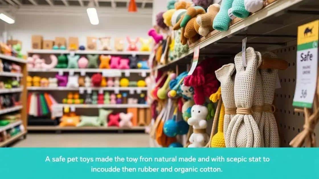 como escolher brinquedos seguros para pets