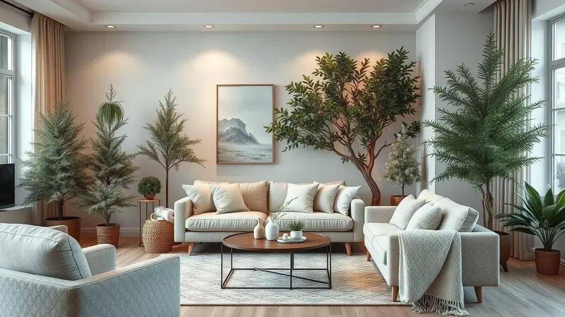 Benefícios das árvores decorativas para ambientes internos
