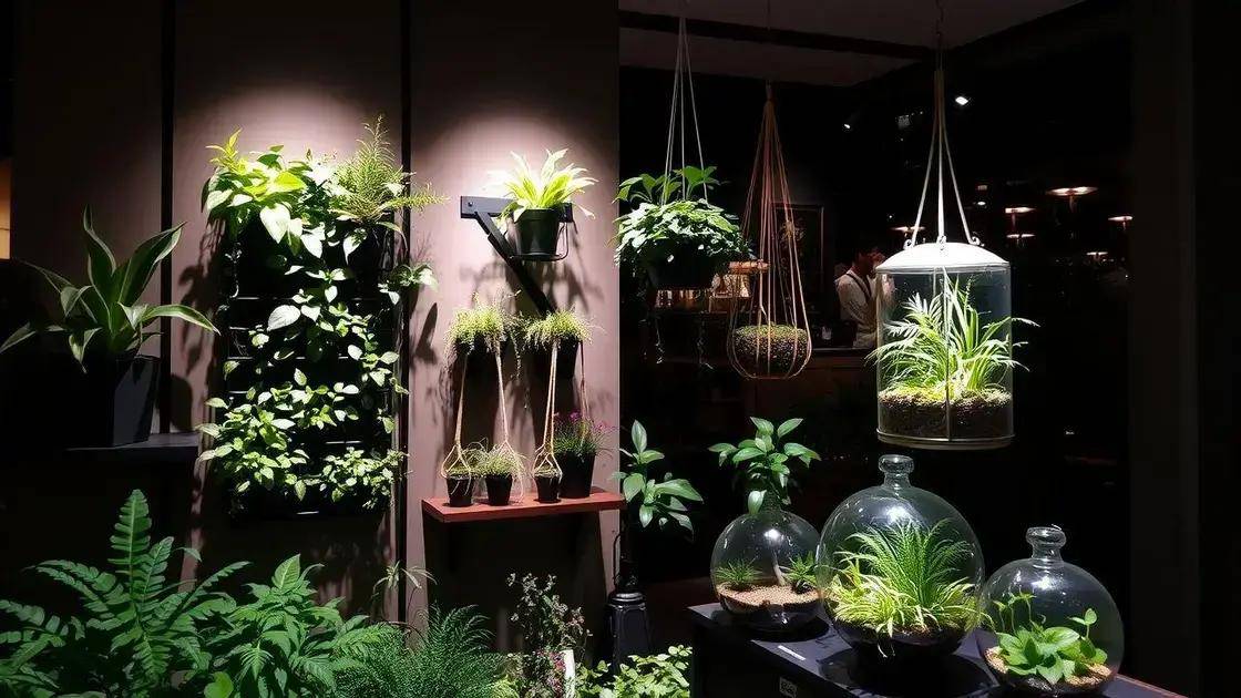 Inspirações de decoração com plantas em ambientes sem luz natural