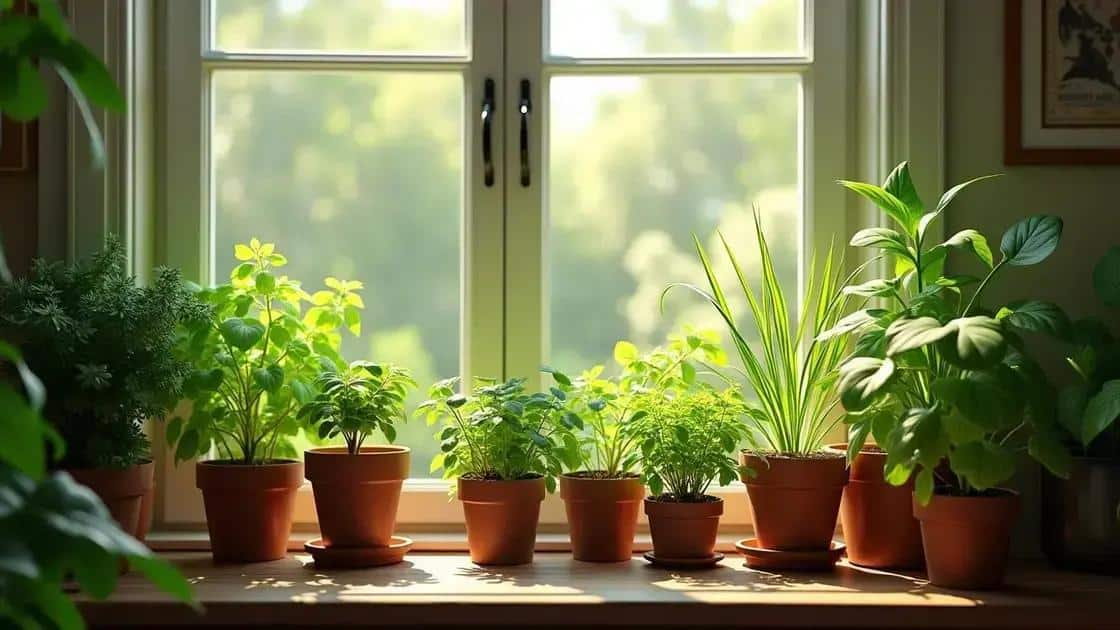 Como cuidar de ervas em ambientes fechados