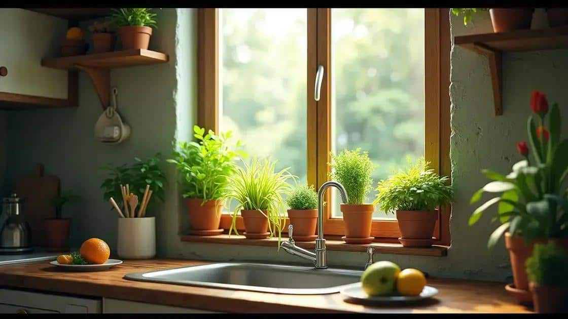 integrando ervas aromaticas na decoracao da cozinha