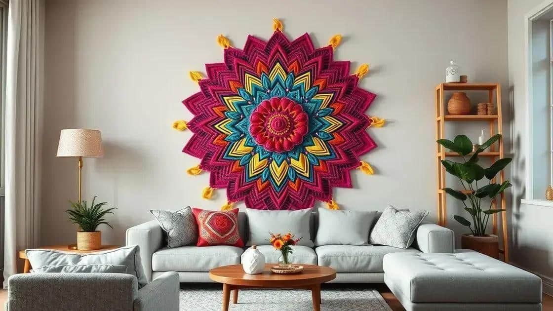 Leia mais sobre o artigo Mandalas Gigantes: Como Criar Arte de Parede Impressionante com Apenas Barbante