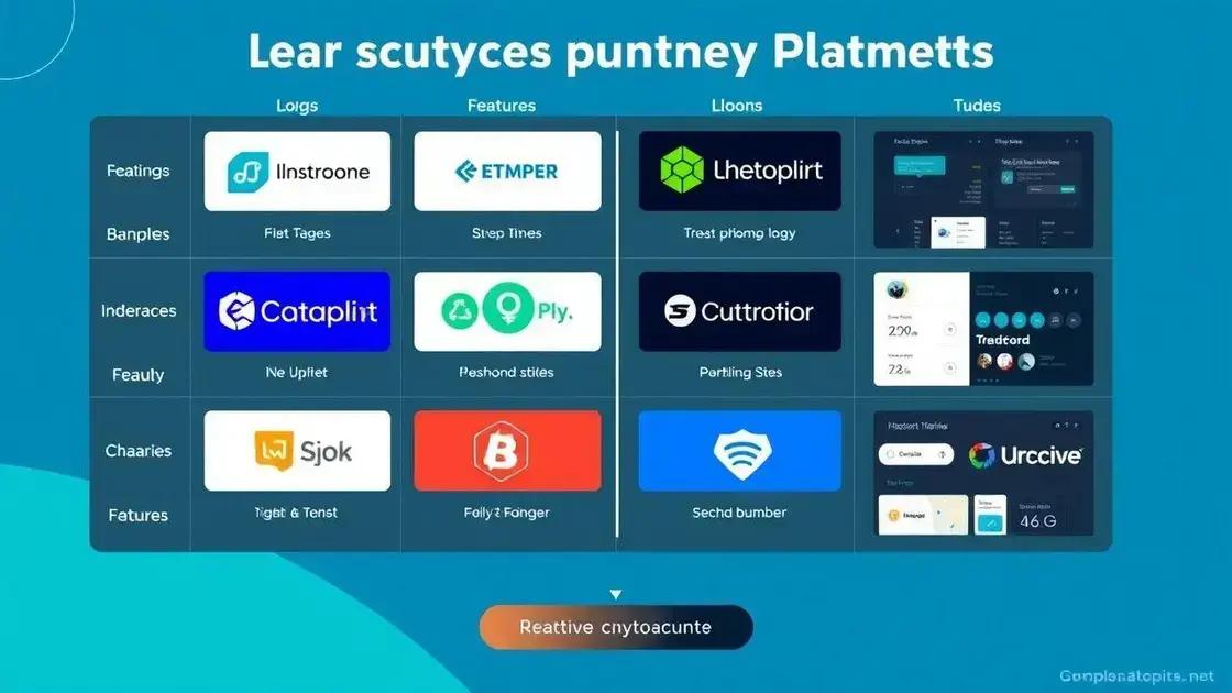 Análise das principais plataformas disponíveis