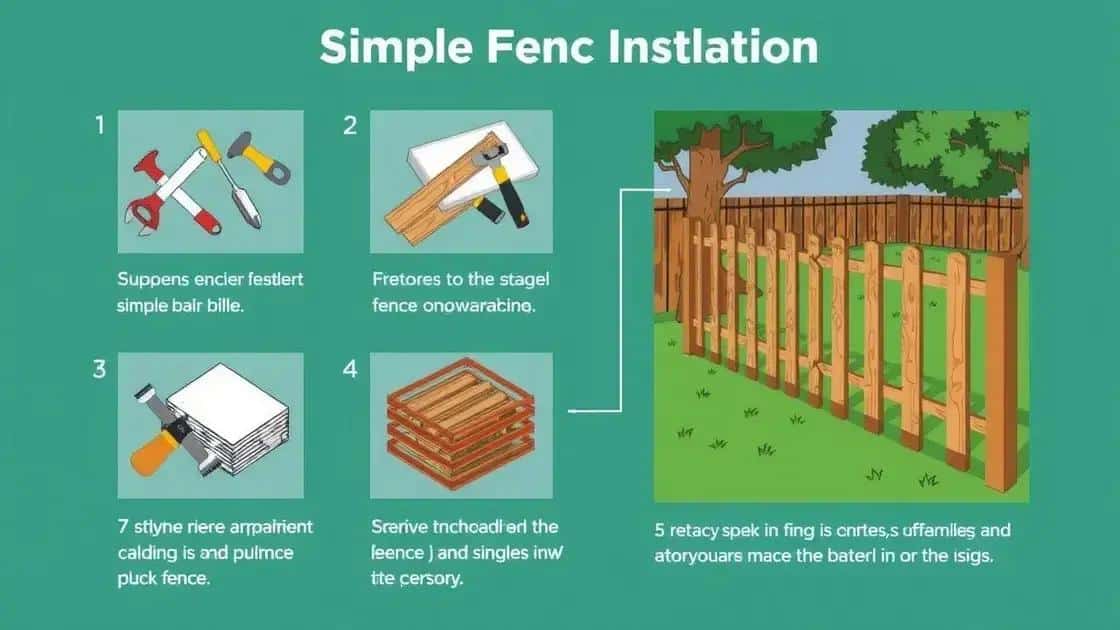 Como instalar cercas de forma simples