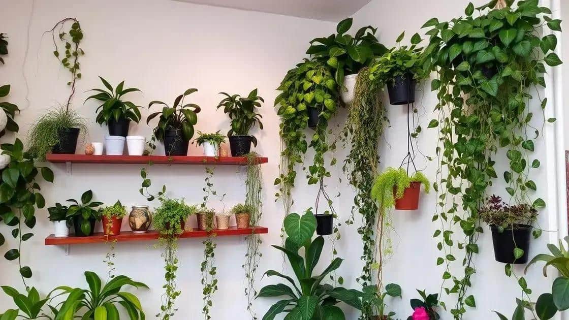 Como escolher as trepadeiras certas para interiores