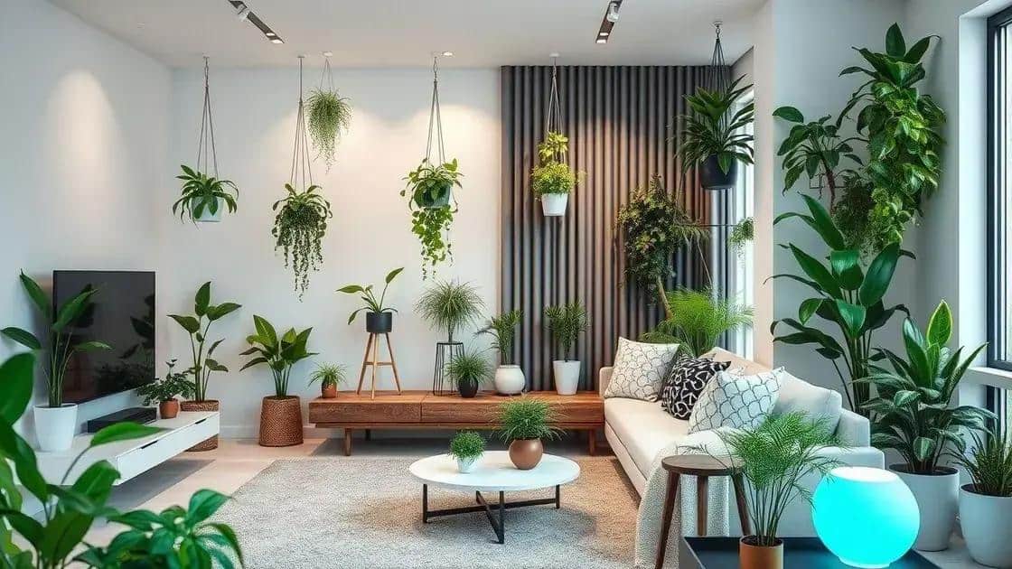 Tendências de uso de plantas em ambientes modernos