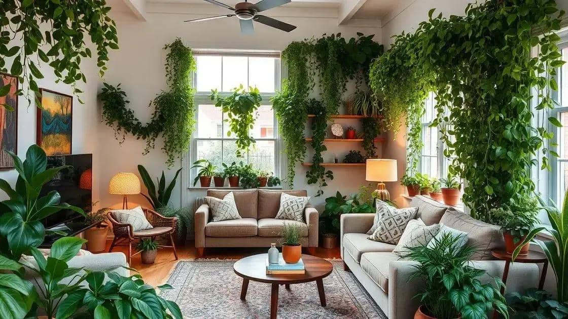 usando trepadeiras como elementos decorativos