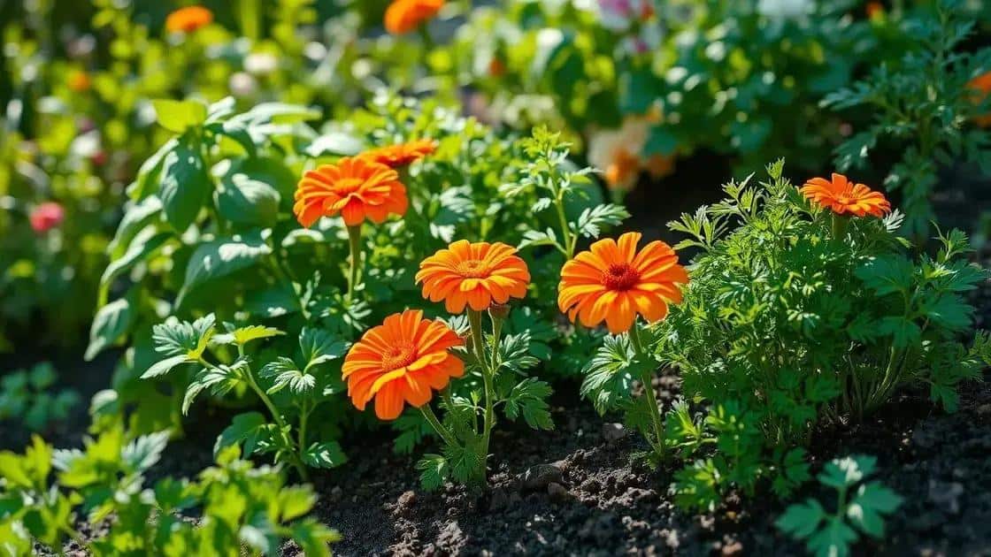 Plantas parceiras contra pulgões
