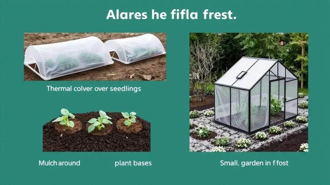 Estratégias de proteção contra geadas