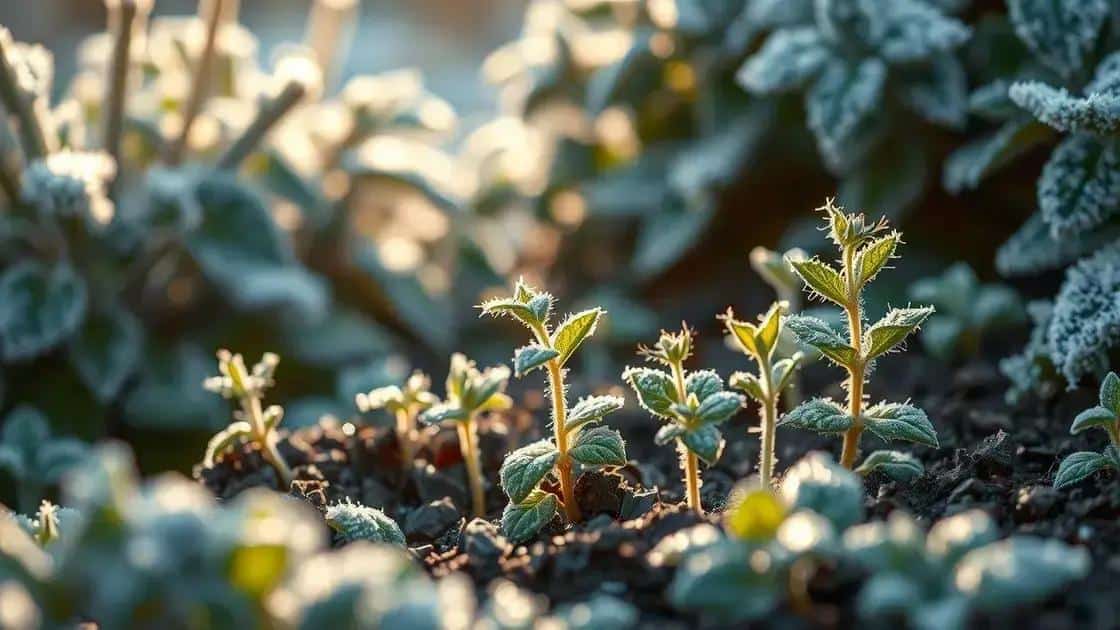 como garantir que suas plantas jovens sobrevivam ao inverno