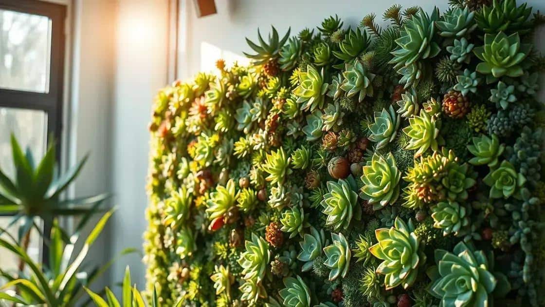A importância da iluminação na sua parede verde