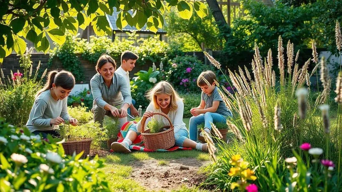 Como integrar o jardim à rotina familiar