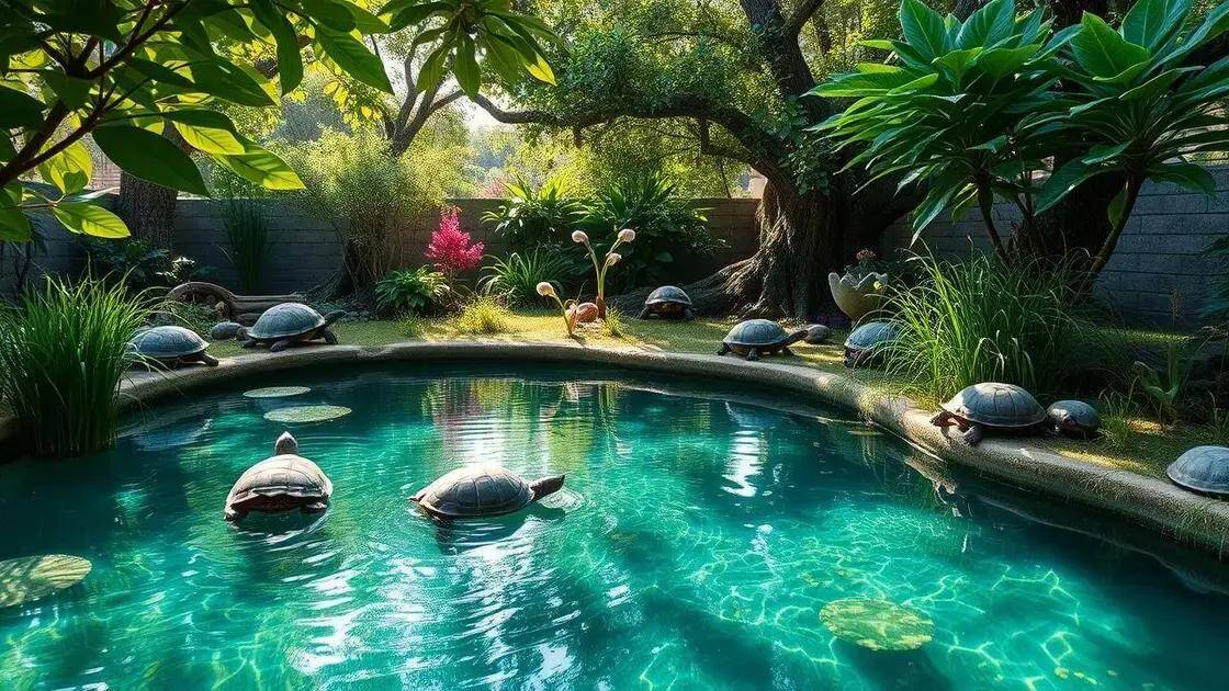 Por que ter um refúgio para tartarugas no jardim?