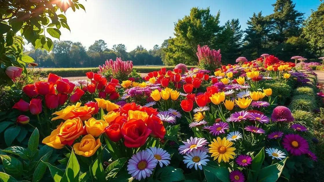 Como montar combinações de cores no seu jardim