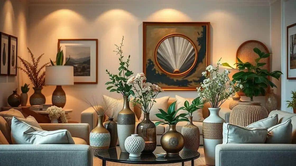 A importância dos vasos na decoração