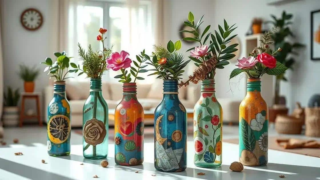 Inspirações de vasos DIY e recicláveis