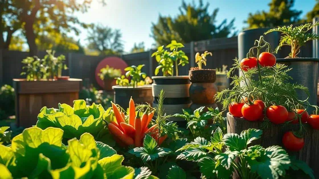 Benefícios de cultivar com sobras de alimentos