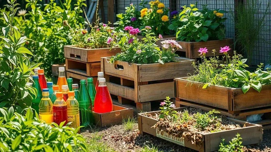 Como reaproveitar materiais na jardinagem