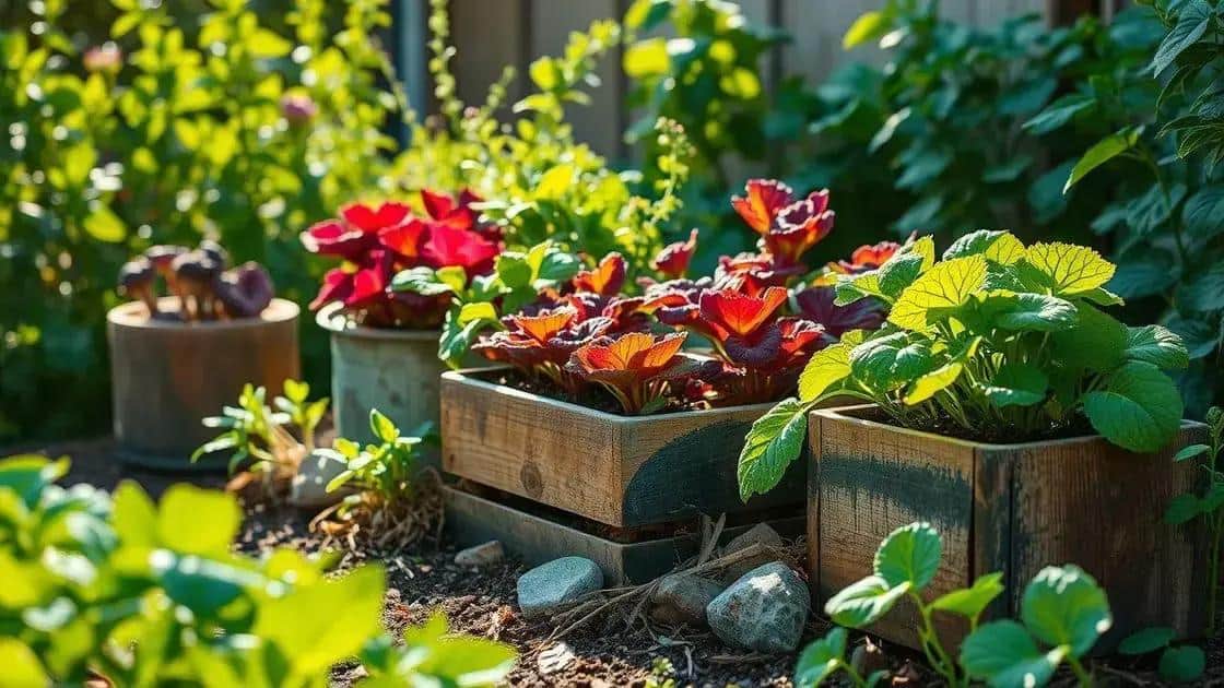 utilize restos de alimentos para adubar a horta