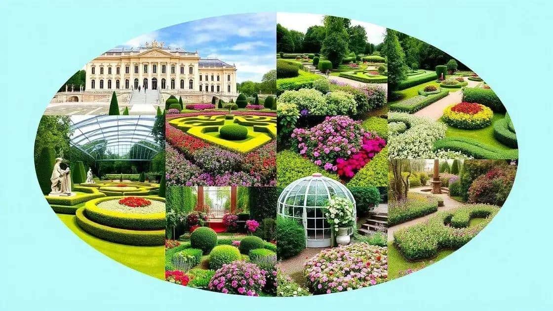 Inspiração de jardins famosos