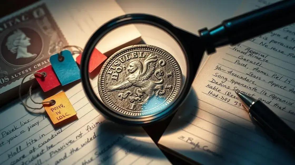 Como avaliar o valor de um item colecionável