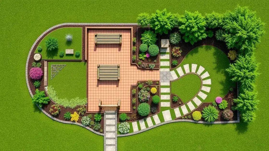 Os princípios do desenho de jardins por setores