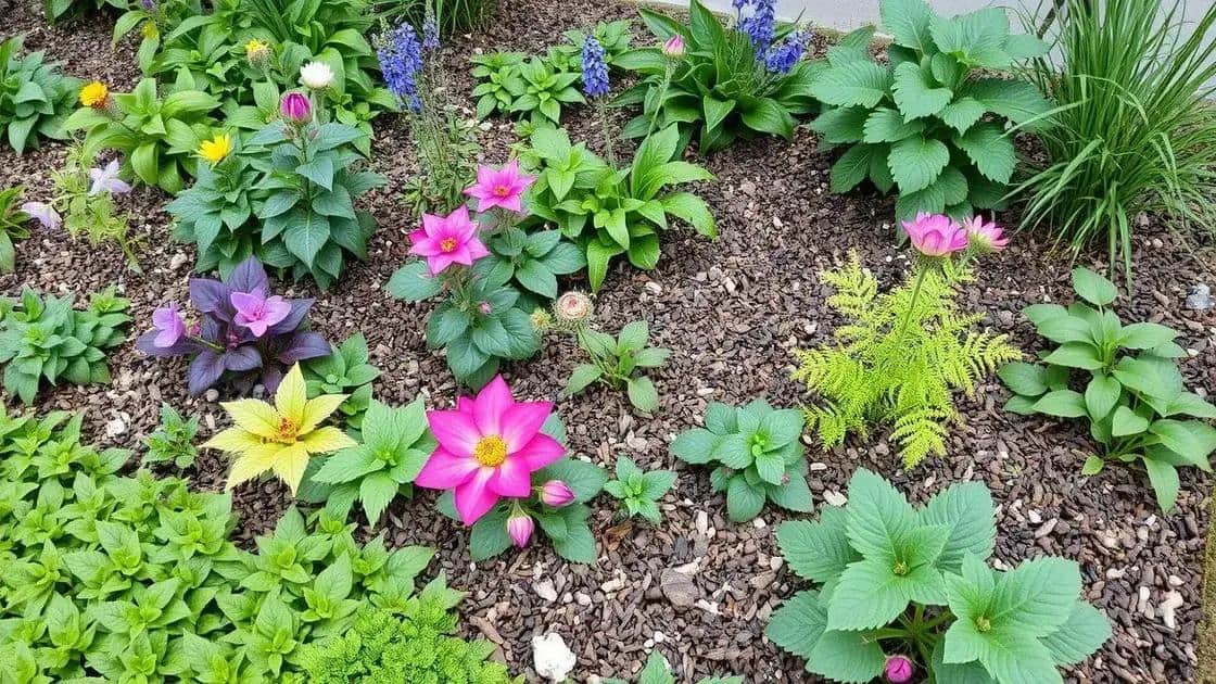 Economia de água com plantas nativas