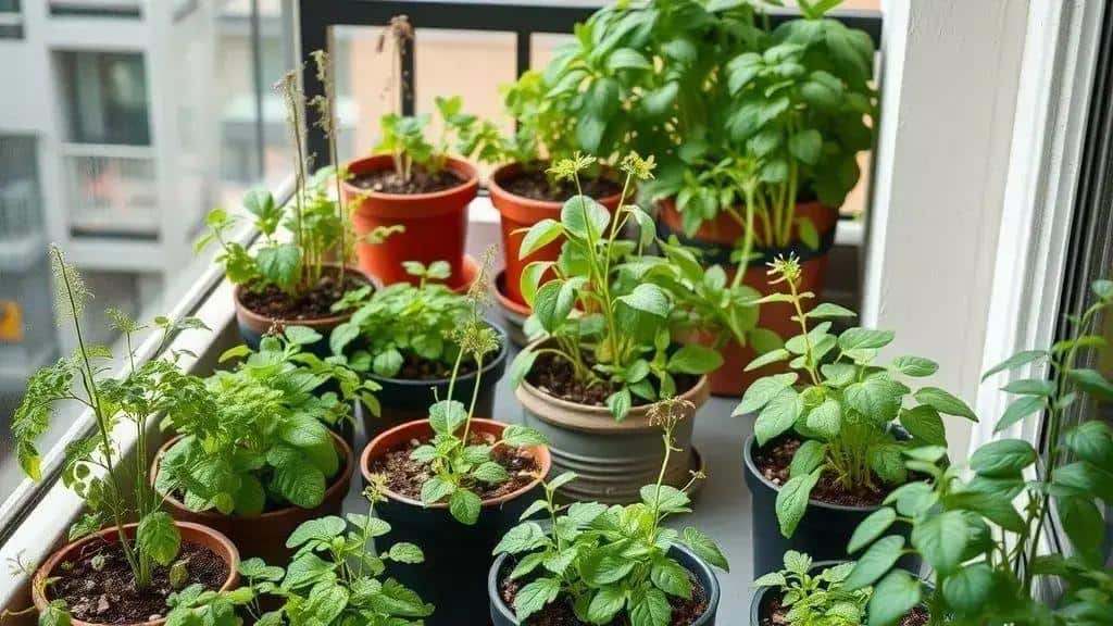 Dicas de cultivo para hortas em apartamento