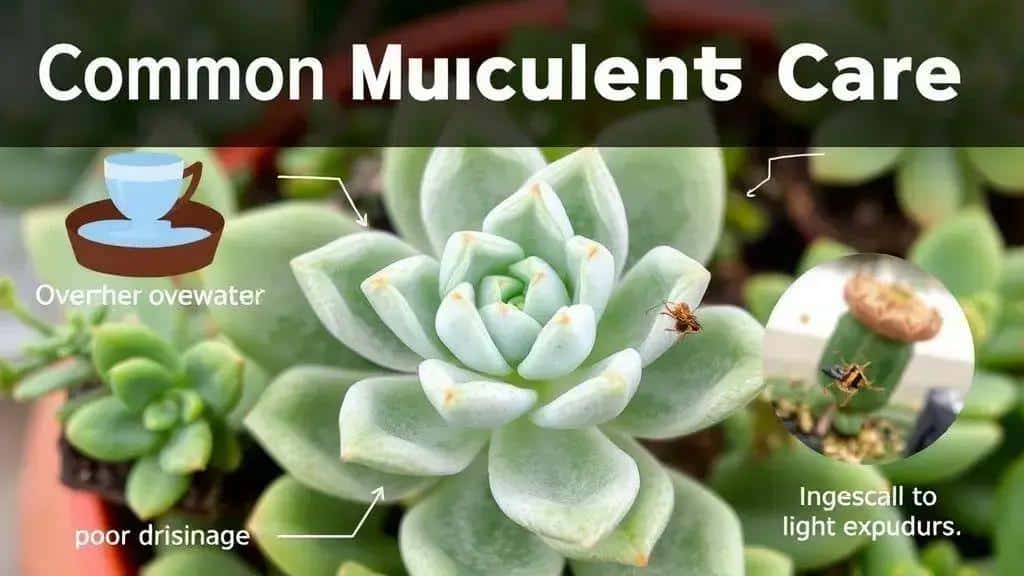 erros comuns ao cuidar de suculentas